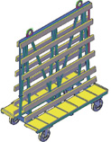 chariot Dosseret Bois – Trottoir Bois/Tasseaux