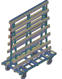 chariot verrier Dosseret Bois - Trottoir Joint Clipé